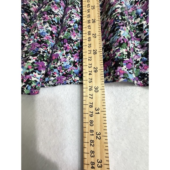 Ava Viv Sheer Blouse Shirt 2X Black, Pink, Blue, Peasant Stretch Tunic Boho - Picture 7 of 7